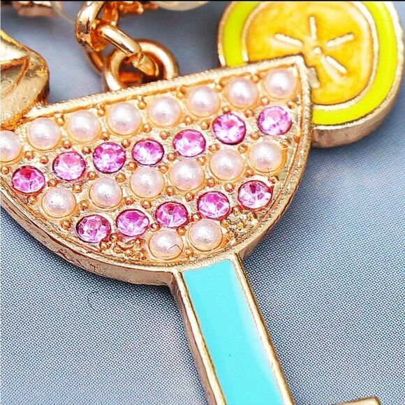 Last pair! New beach cocktail with flamingo earrings - Picture 6 of 10